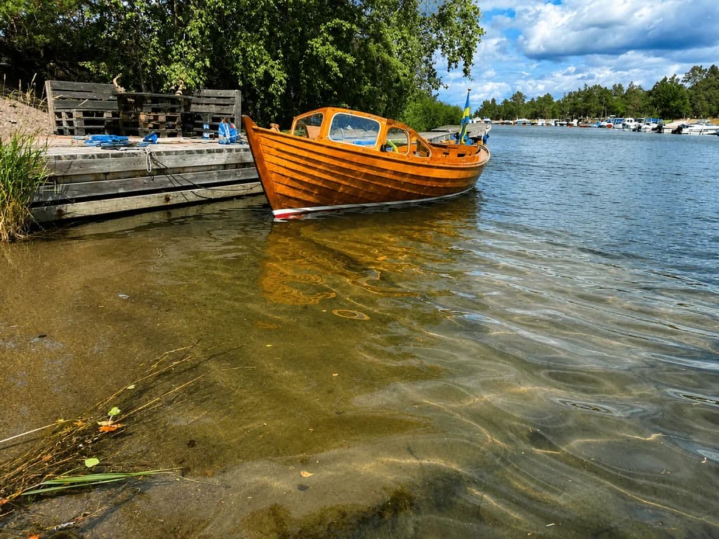 Klassisk Bergkvara-snipa 1967 – ny Yanmar 2YM15 diesel från 2022